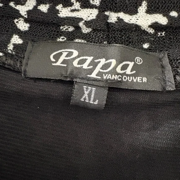 Papa Vancouver Black and White Top - Picture 2 of 3